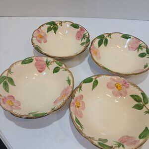 Vintage Dishware - Franciscan Desert Rose Set of 4 Dipping Bowls
